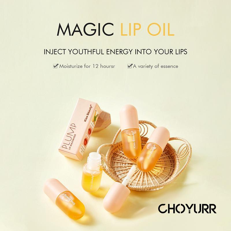 【COD】3ml Lip Balm Lip Oil Original Moisturizer Lip Bibir Clear Colourless Moisturizing Lip Plumper -CH