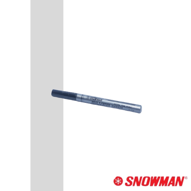

Snowman Spidol Paint Marker Extra Fine Marker Silver EFSP-12