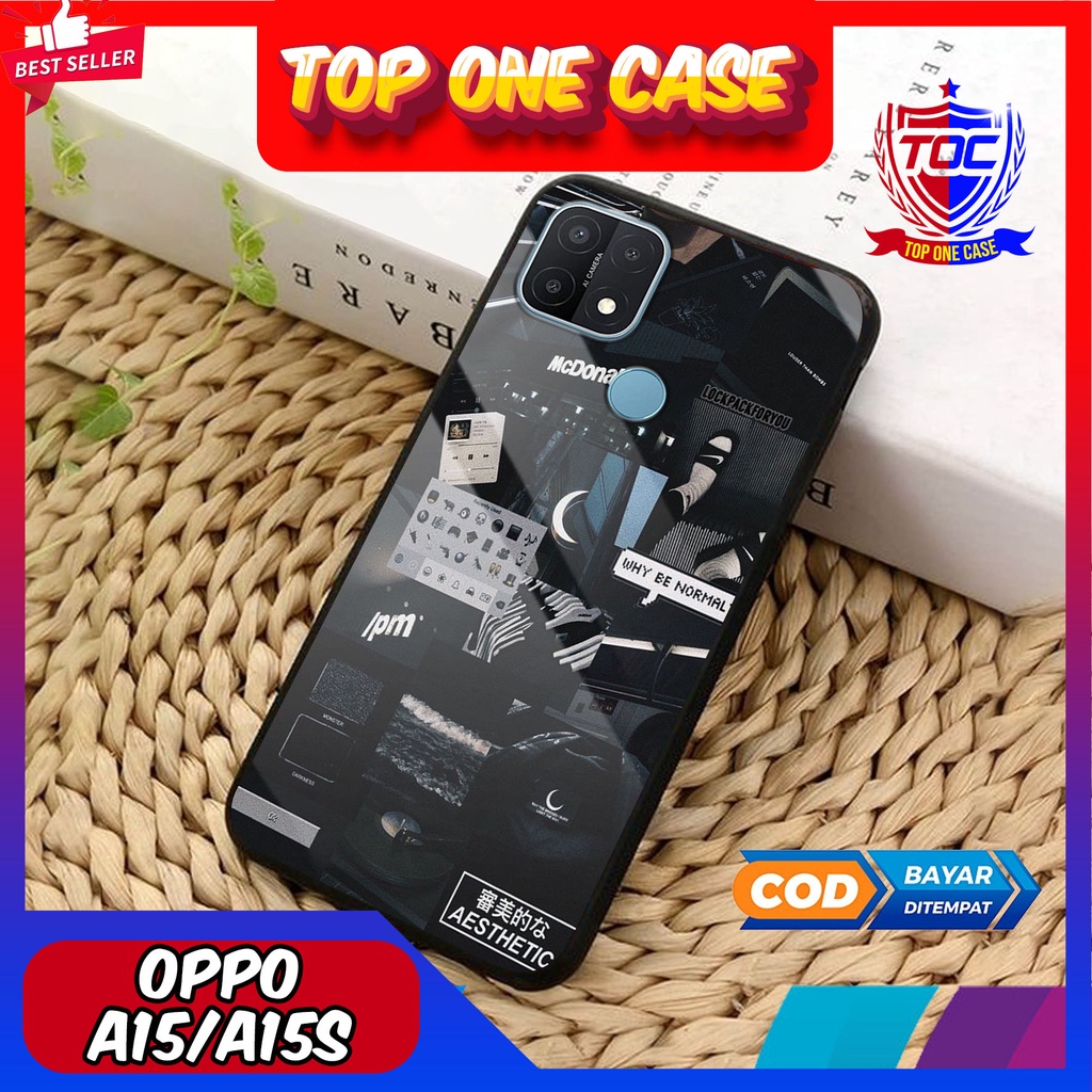Case OPPO A15 / A15S - Casing OPPO A15 / A15S Terbaru Top One Case [ MOTIF ESTETIK ] Casing Hp OPPO 