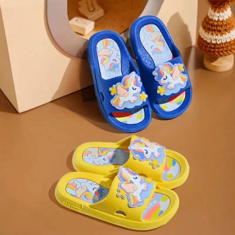 PROMO 12.12 PUNCAK Okaybaby B268 Sandal Slop Anak Laki-laki Perempuan Cewek Motif Karakte Lucu