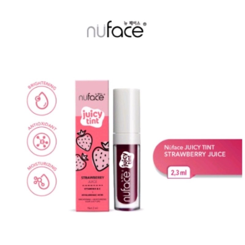 NUFACE JUICE TINT - NUFACE JELLY TINT - LIP TINT &amp; LIP STAIN