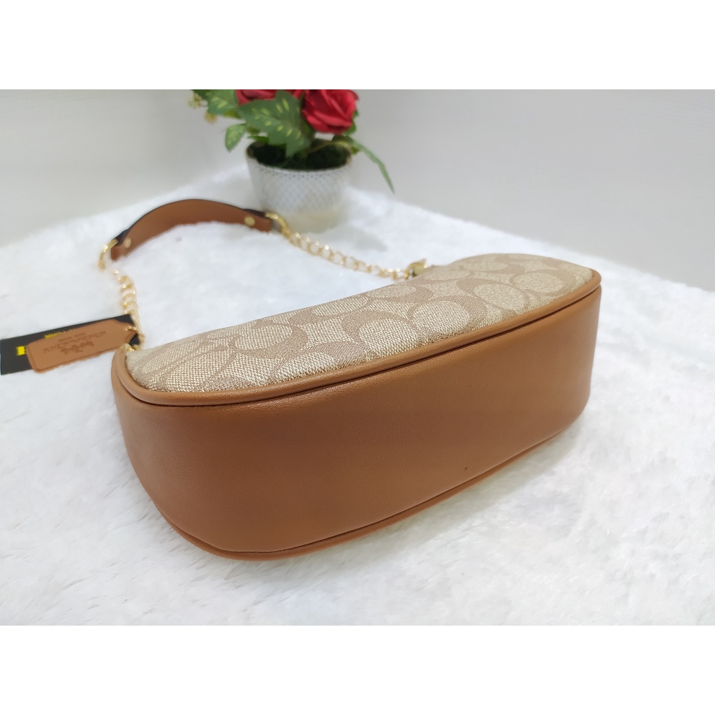 Shoulderbag wanita co*chh teri tas slempang wanita 2 tali bahan kanvas kualitas import