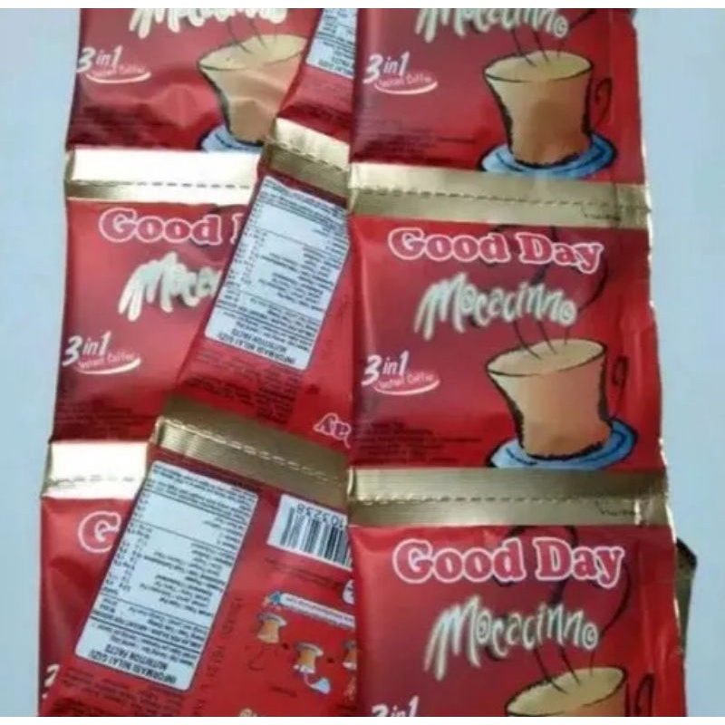 Kopi Good Day Moccacino (1 Renceng isi 10 Sachet) spesial edition bt21