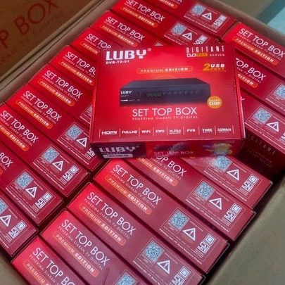 PROMO MURAH STB SET TOP BOX LUBY PREMIUM T2 01 DUAL USB PORT RAM 32MBIT