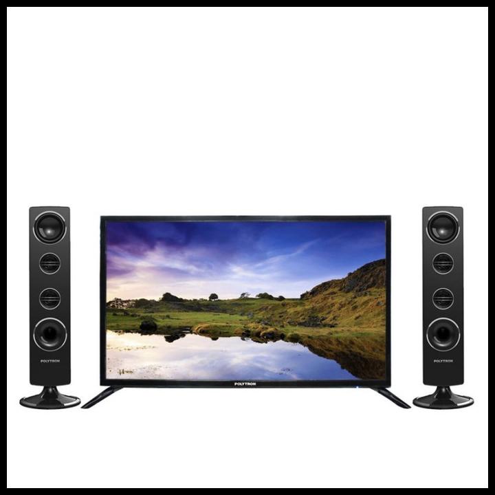 Led Tv Polytron Pld 32Tv0755 32 Inch Digital Speaker Tower Bogor
