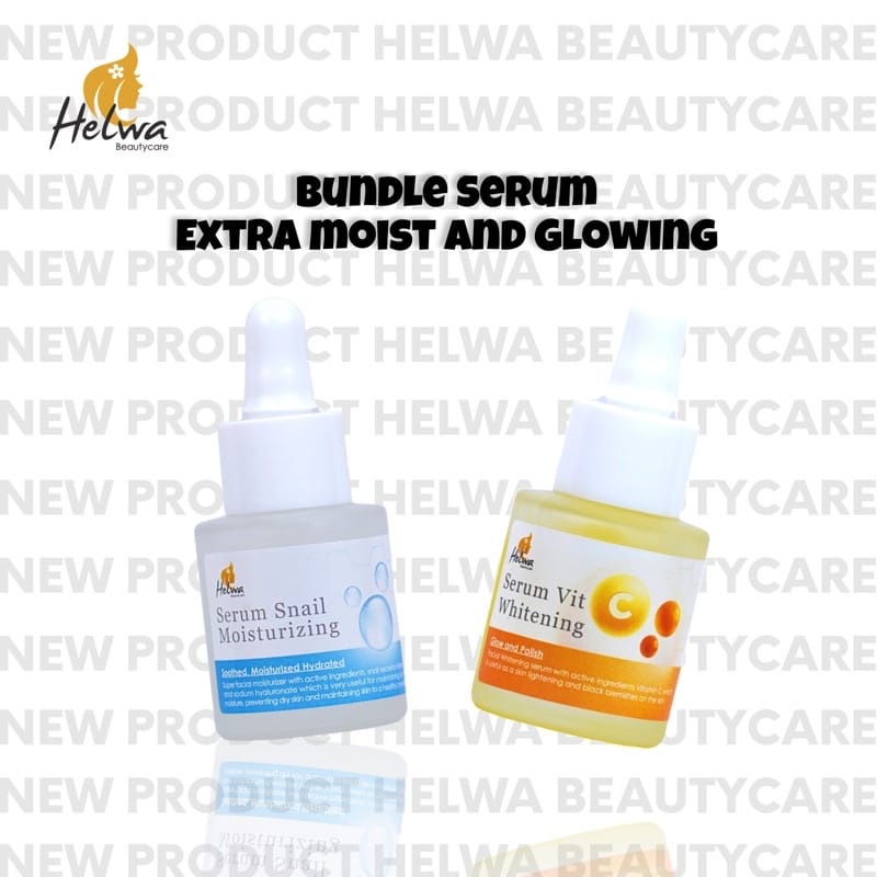 Bundling Serum Vitamin C dan Serum Snail Helwa BeautyCare (Free Gift)