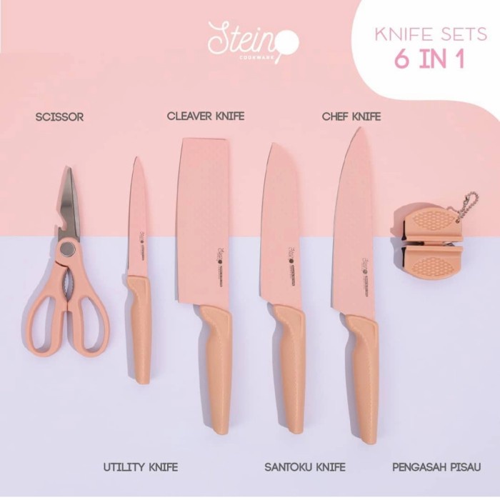 [Pisau Dapur] Steincookware Stein Diamond Knife Set [Knife]