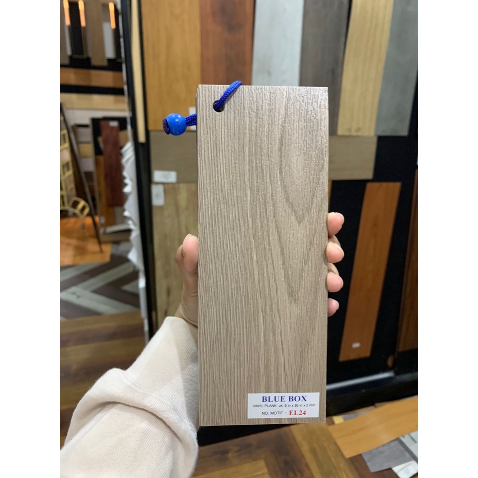 BLUEBOX Lantai Vinyl Motif Kayu PVC Harga Terjangkau