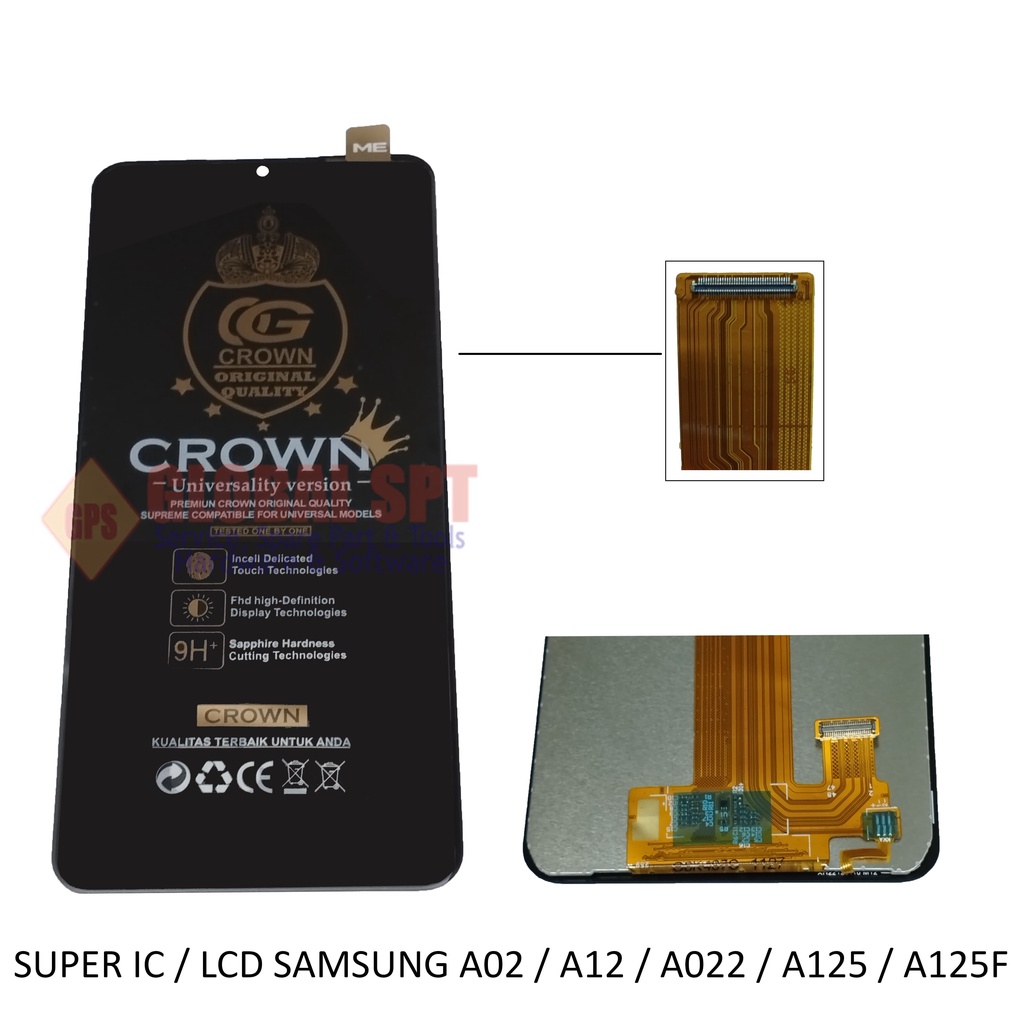 SUPER IC / LCD TOUCHSCREEN SAMSUNG A02 / A12 / A022 / A125 / A125F