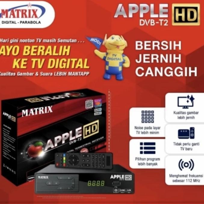 set box tv digital matrix Apple Merah
