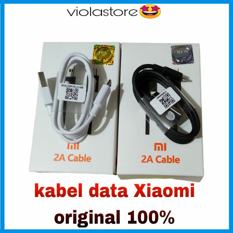 kabel data Xiaomi original 100% turbo charger tipe c/Micro USB