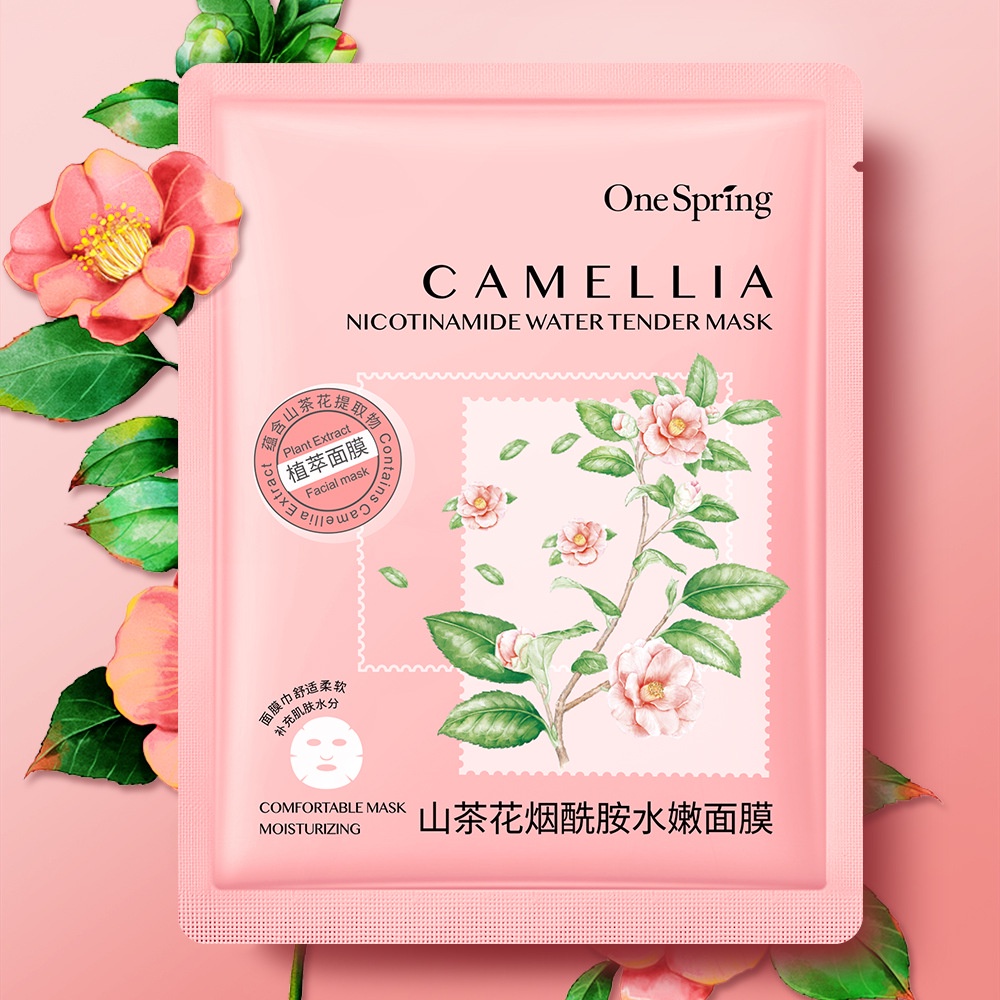 [BISA COD] ONE SPRING PLANT EXTRACT SHEET MASK MASKER WAJAH