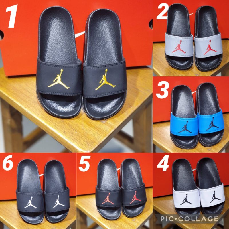 Sendal Anak Laki Laki Perempuan Nike Jordan Sandal Slop Anak Cowok Cewek Slide Casual