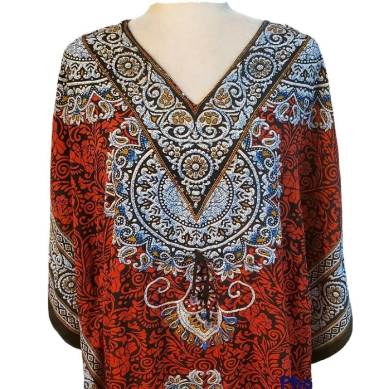 Daster Sun Flower Free KAFTAN serut