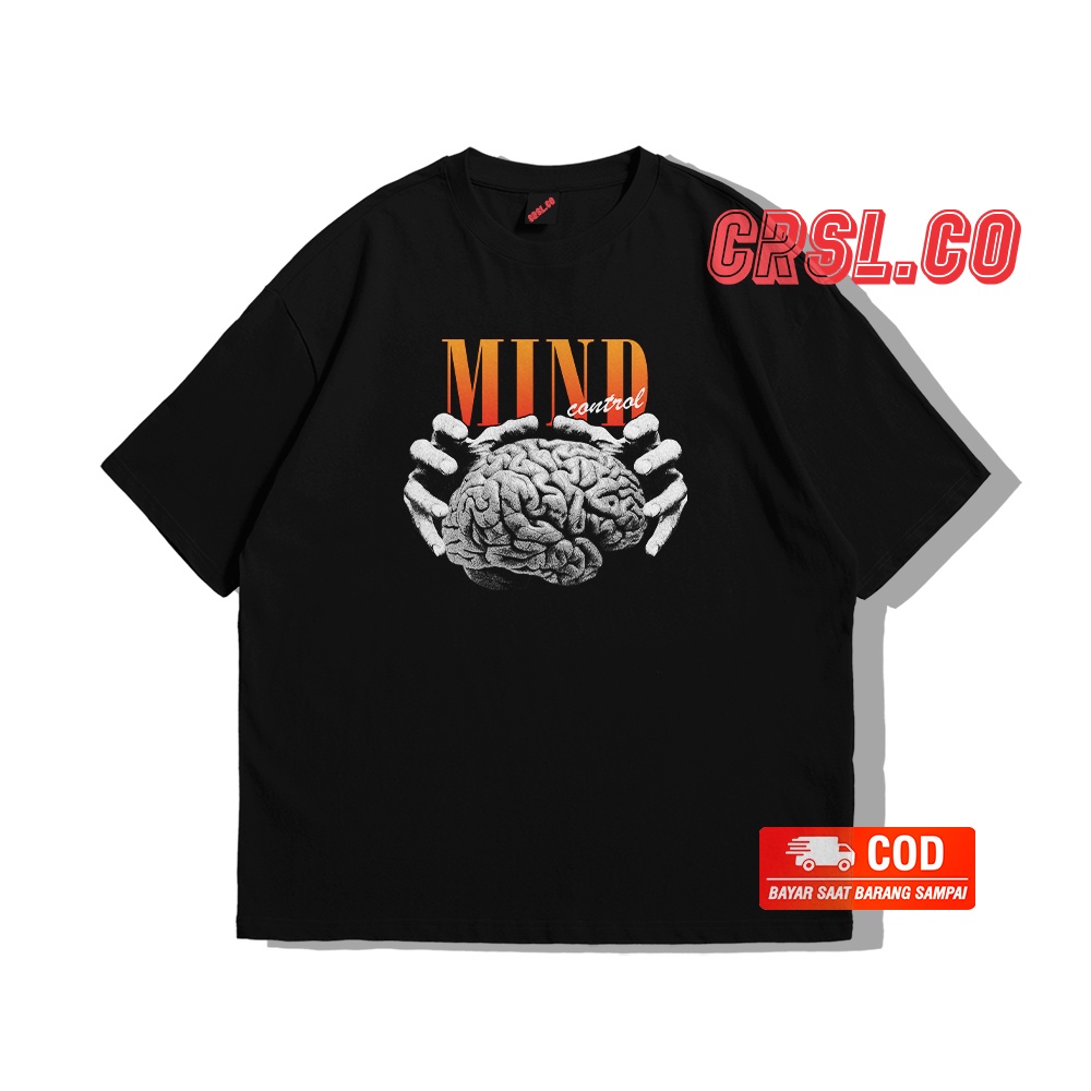 KAOS CONTROL MIND PRIA WANITA OVERSIZA DISTRO FULL CATTON 30S