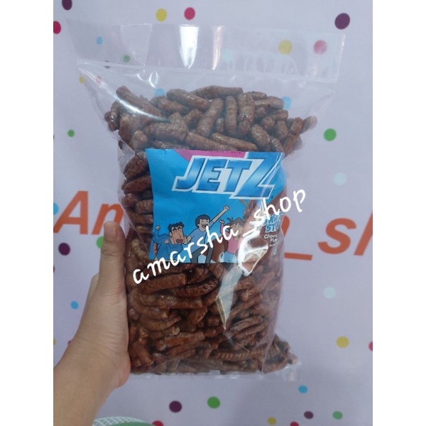 

Snack kiloan murah CHIKI JETZ COKLAT Cemilan Original,EXP masih panjang di jamin Aman