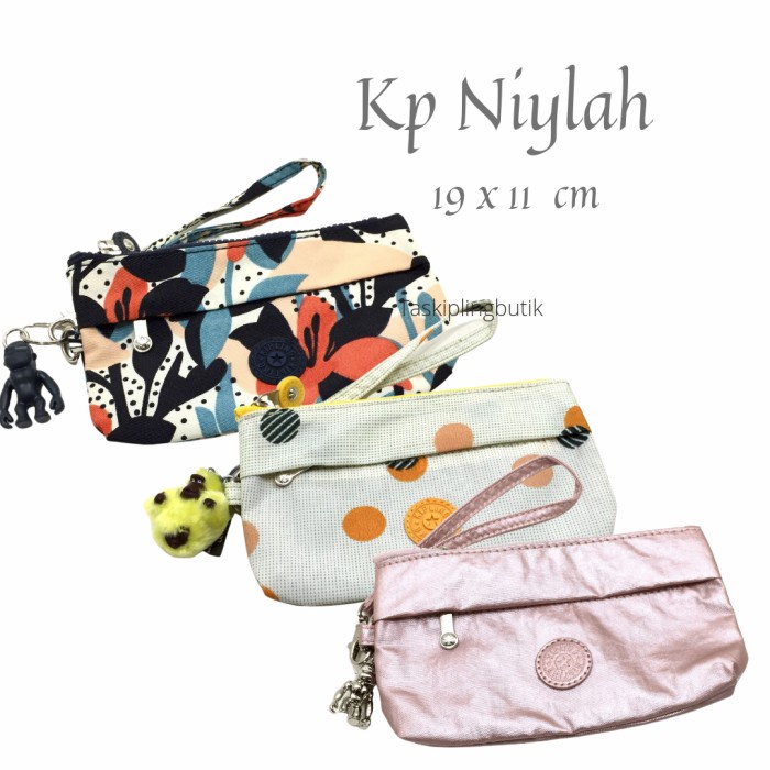 POUCH WANITA KIPLING NIYLAH ORIGINAL DOMPET