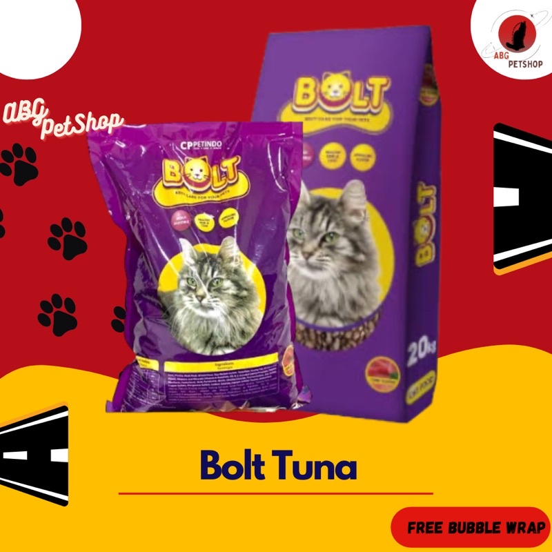 Bolt Tuna Makanan Kucing 1Kg  / MAKANAN KUCING BOLT
