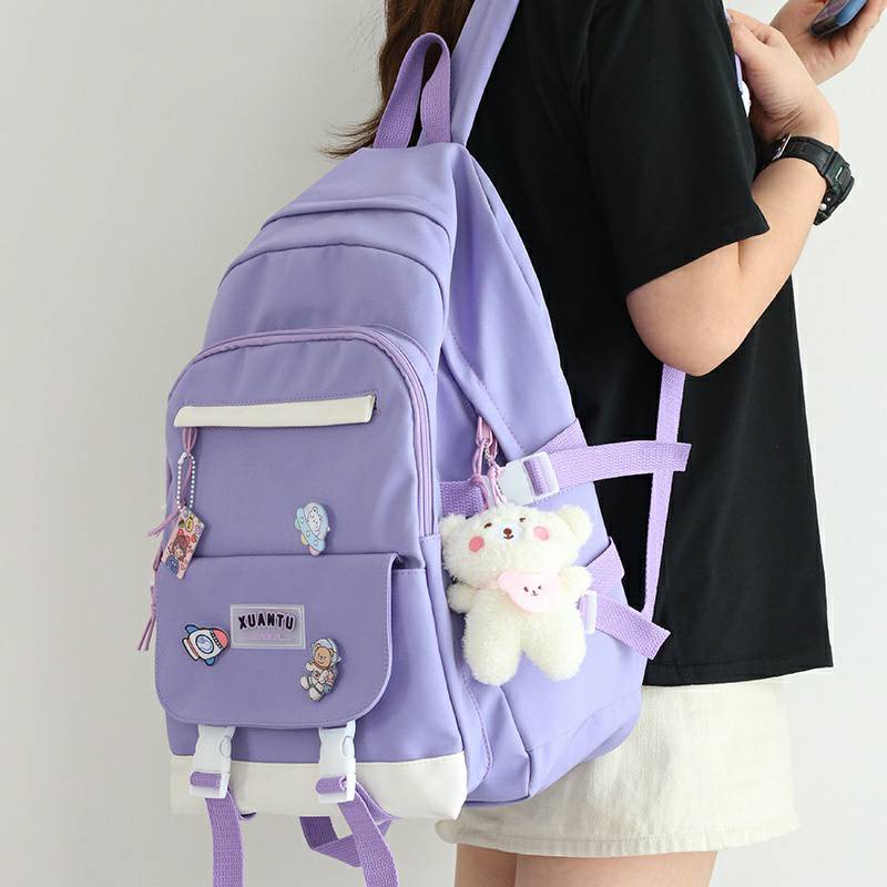 Tas TerBaru Populer 2023 Tas Sekolah Wanita Versi Korea Ransel Siswa Sekolah Menengah Pertama Sekolah Dasar Dalam Ransel Jepang Ransel Korea Murah Tas Punggung Perempuan Dewasa Sederhana Backpack Anak Perempuan Sekolah SD SMP SMA SMK KULIAH