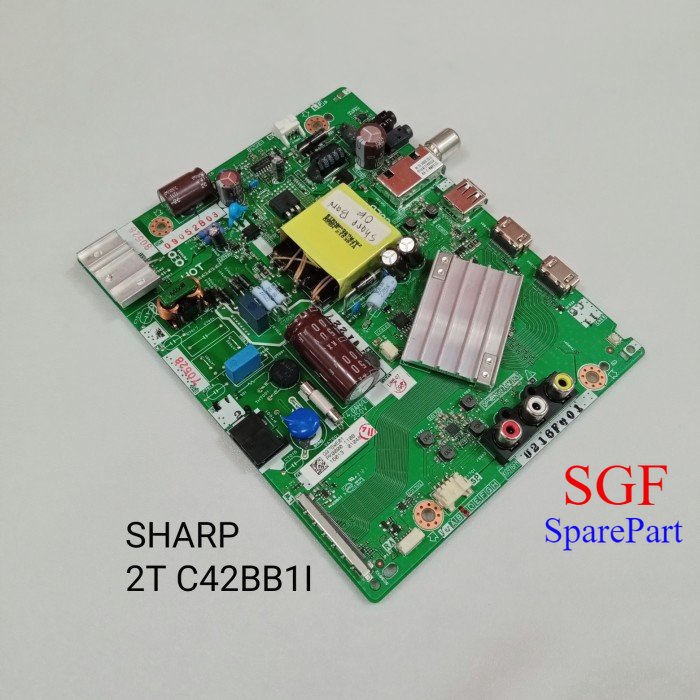 MB SHARP 2T C42BB1I - MAINBOARD - MESIN TV LED SHARP 2T C42BB1I