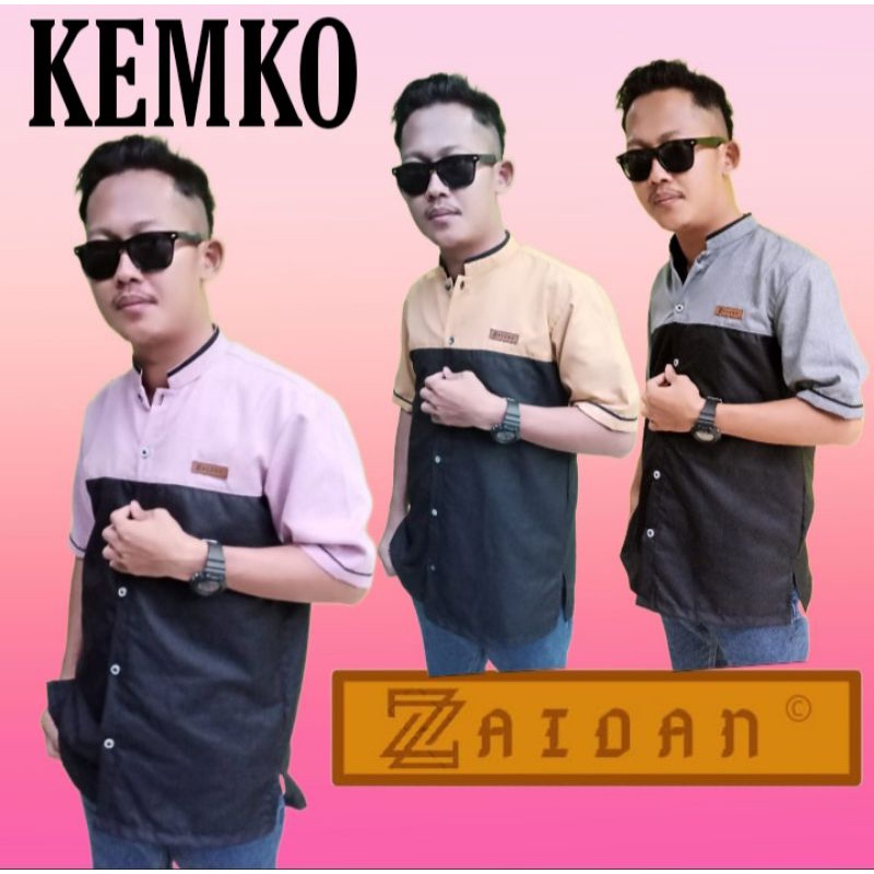 Baju KOKO KEMKO MADINAH kemeja koko katun madinah katun Premium dewasa lengan pendek pakistan