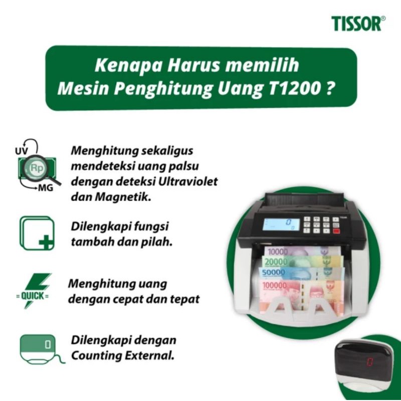 TISSOR ALAT PENGHITUNG UANG T 1200