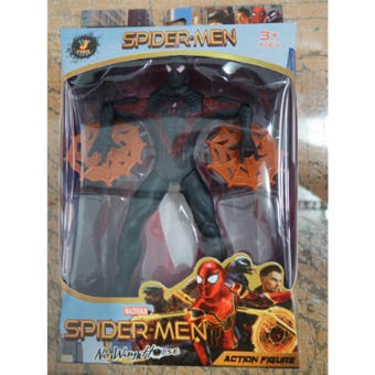 FIGUR MAINAN ANAK SPIDERMAN HITAM DR STRANGE KOSTUM KE97