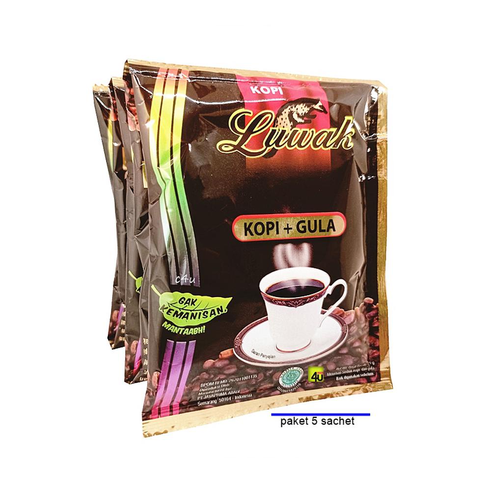 

Jual Kopi instant LUWAK Kopi+Gula 10's@renteng