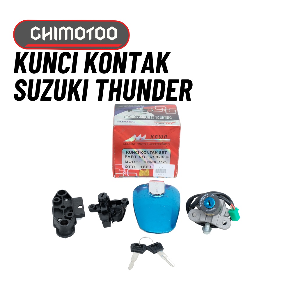Kunci Kontak Set Suzuki Thunder 125 Detail Original Suku Cadang Kwalitas Asli