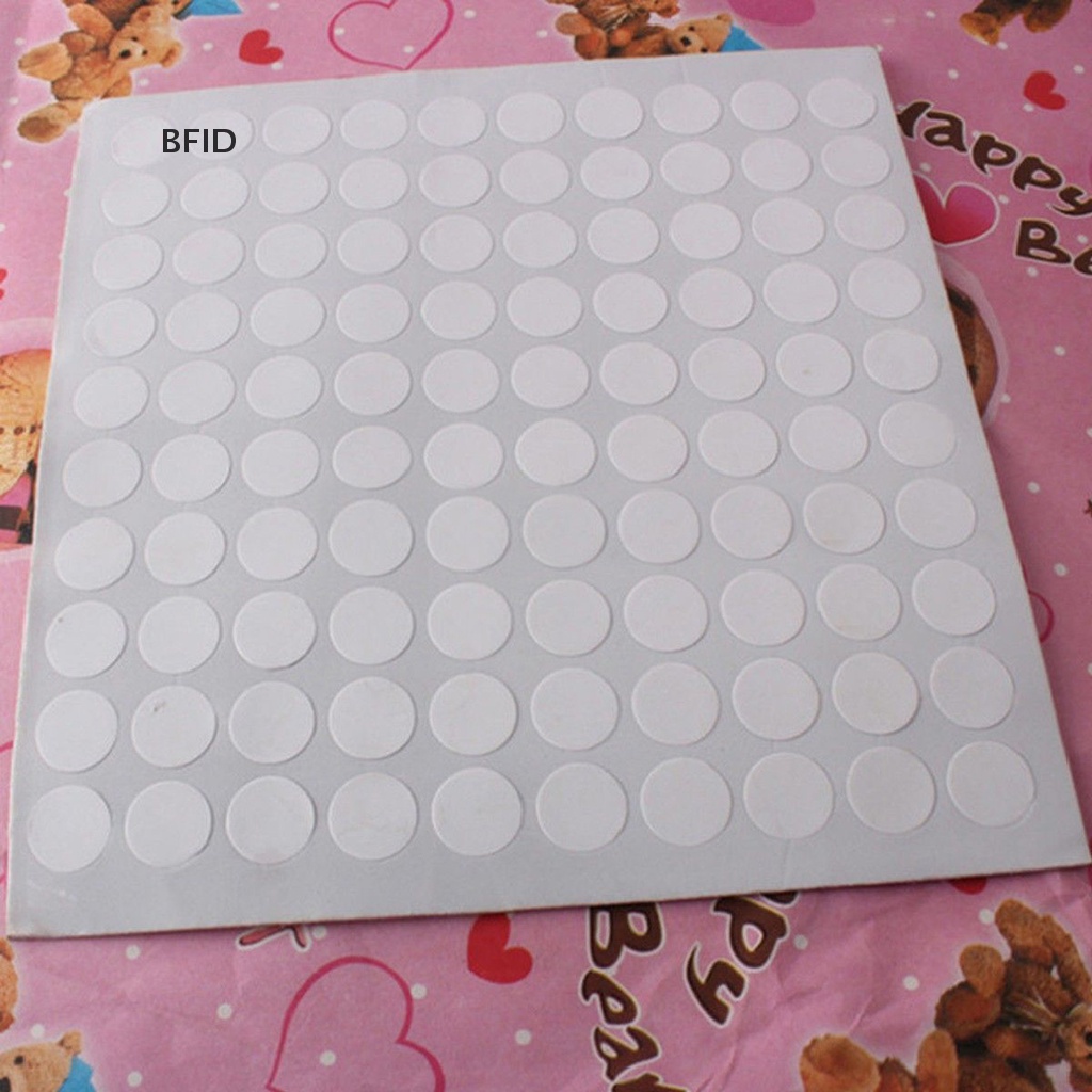 [BFID] 100pcs Perekat Amplop Membuat Stiker Sumbu Sticky Dots Stickum Balon [ID]