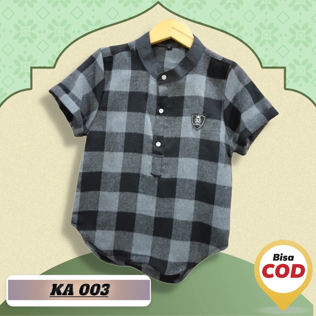 Kurta Anak Bahan Flannel Flanel Impor Kemeja koko Anak Flanel Anak Baju Muslim Anak Fashion Anak Laki Laki Kemko Kurta Flanel Anak Baju Koko Anak Lengan Pendek Atasan Anak Cowok Laki Laki Premium Bisa Couple Ayah Bunda Zagzeg Clothing