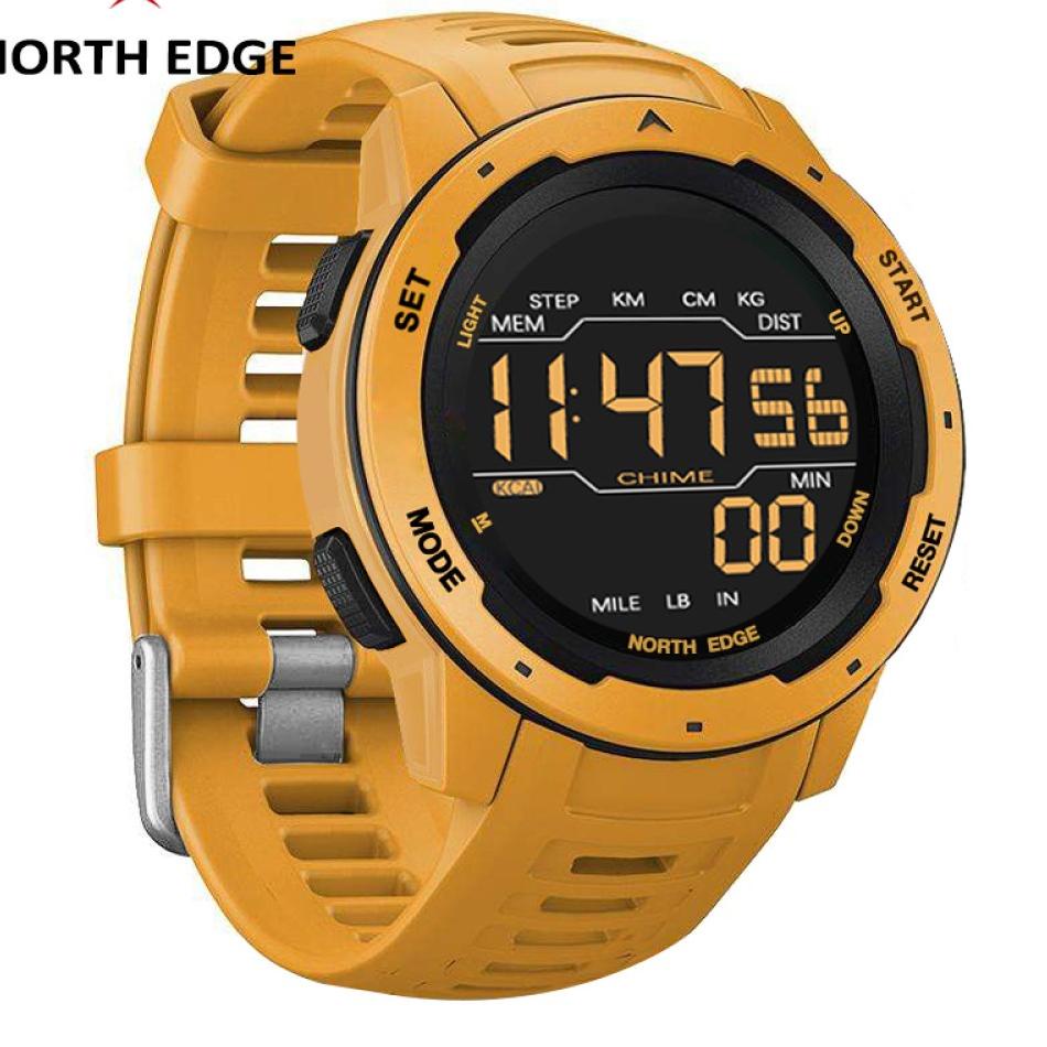 ❦ NORTH EDGE MARS Original Sport Watch WATERPROOF 50M Outdoor Smartwatch Jam PRODUCT TERLARIS 866 ㅻ