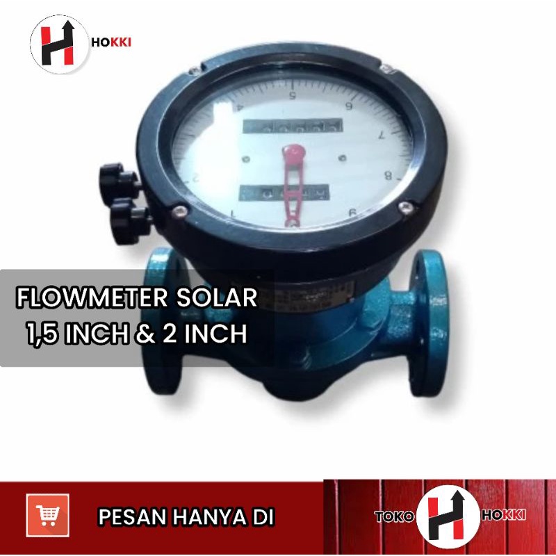 FLOW METER SOLAR 2 INCH (FLANGE) - OVAL GEAR FLOW METER 2 INCH MIRIP TOKICO - FLOW METER MINYAK SOLA