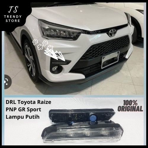 Lampu LED DRL Toyota Raize GR Sport Plug N Play PNP Bemper Depan