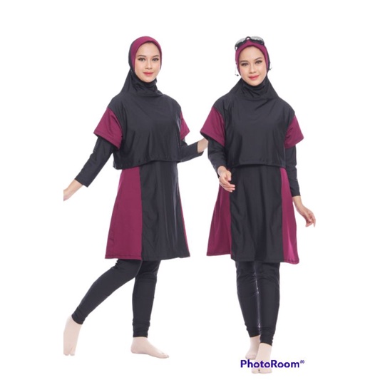 Baju Renang Muslimah Modest Premium  Syari Jumbo/pakaian renang wanita muslimah