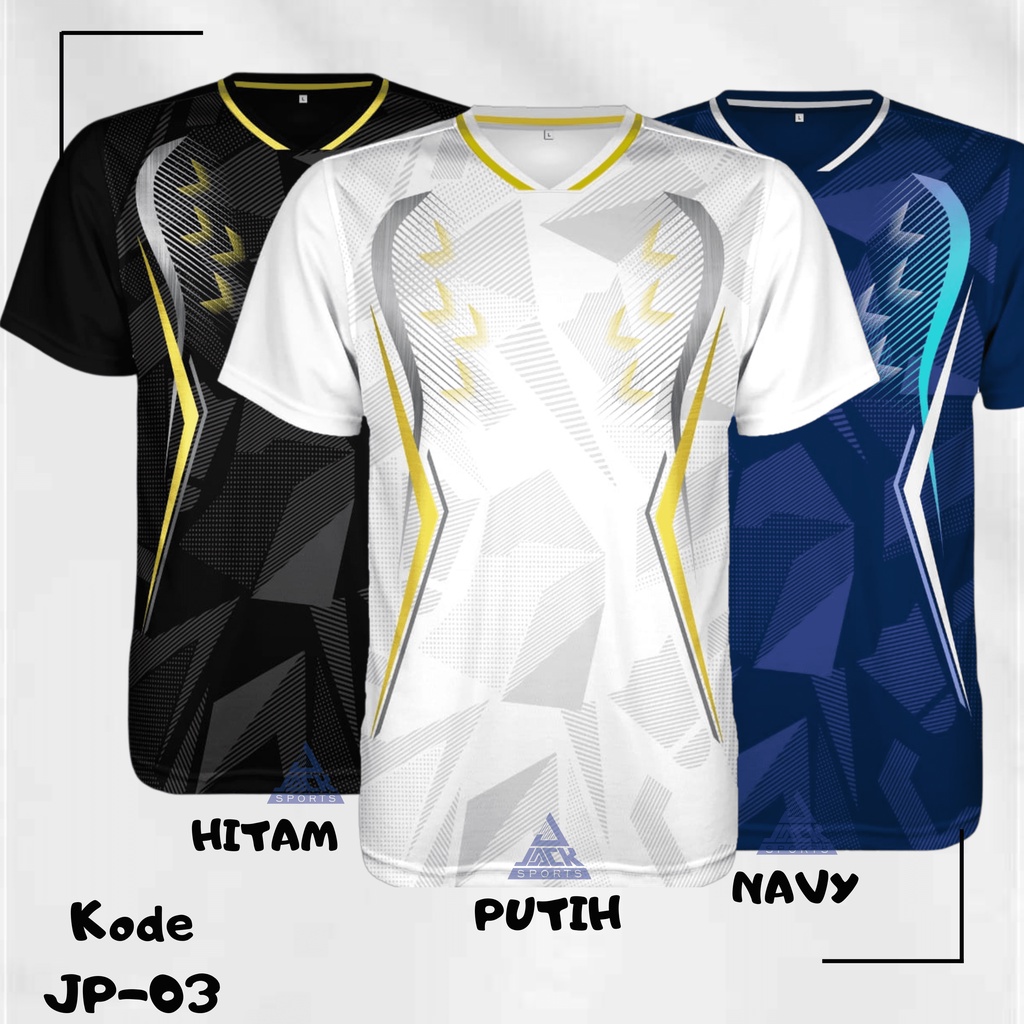 JP-03 JERSEY POLOS LUXOR PRINTING | BAJU POLOS PRINTING | JERSEY FUTSAL | BAJU FUTSAL | JERSEY BADMI