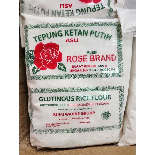 

Tepung Ketan Putih Rose Brand