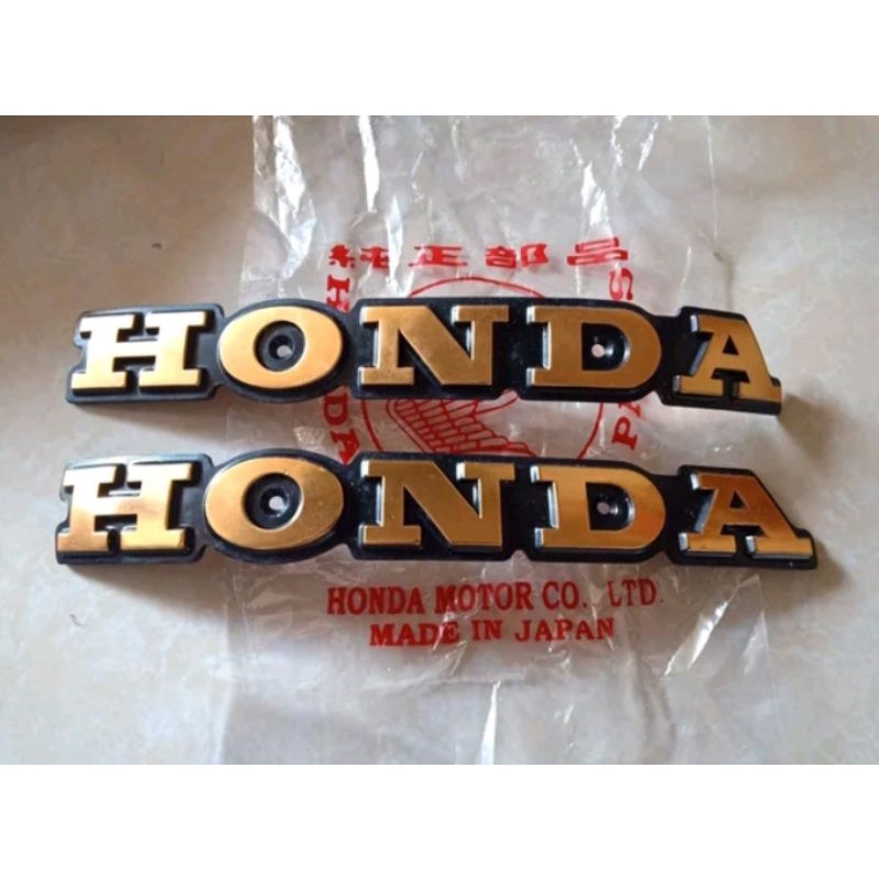 Emblem honda cb100 cb125 cb175 cb200 original nos japan