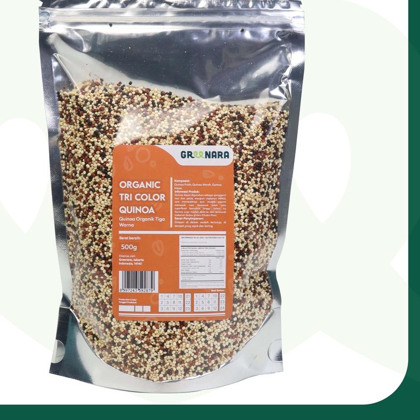 

❉ Organic Tri Color Quinoa 500gr tricolour quinoa 500 gram ♞