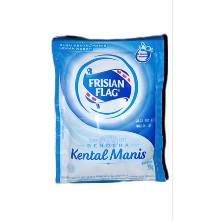 

frisian flag susu bendera kental manis putih sachet