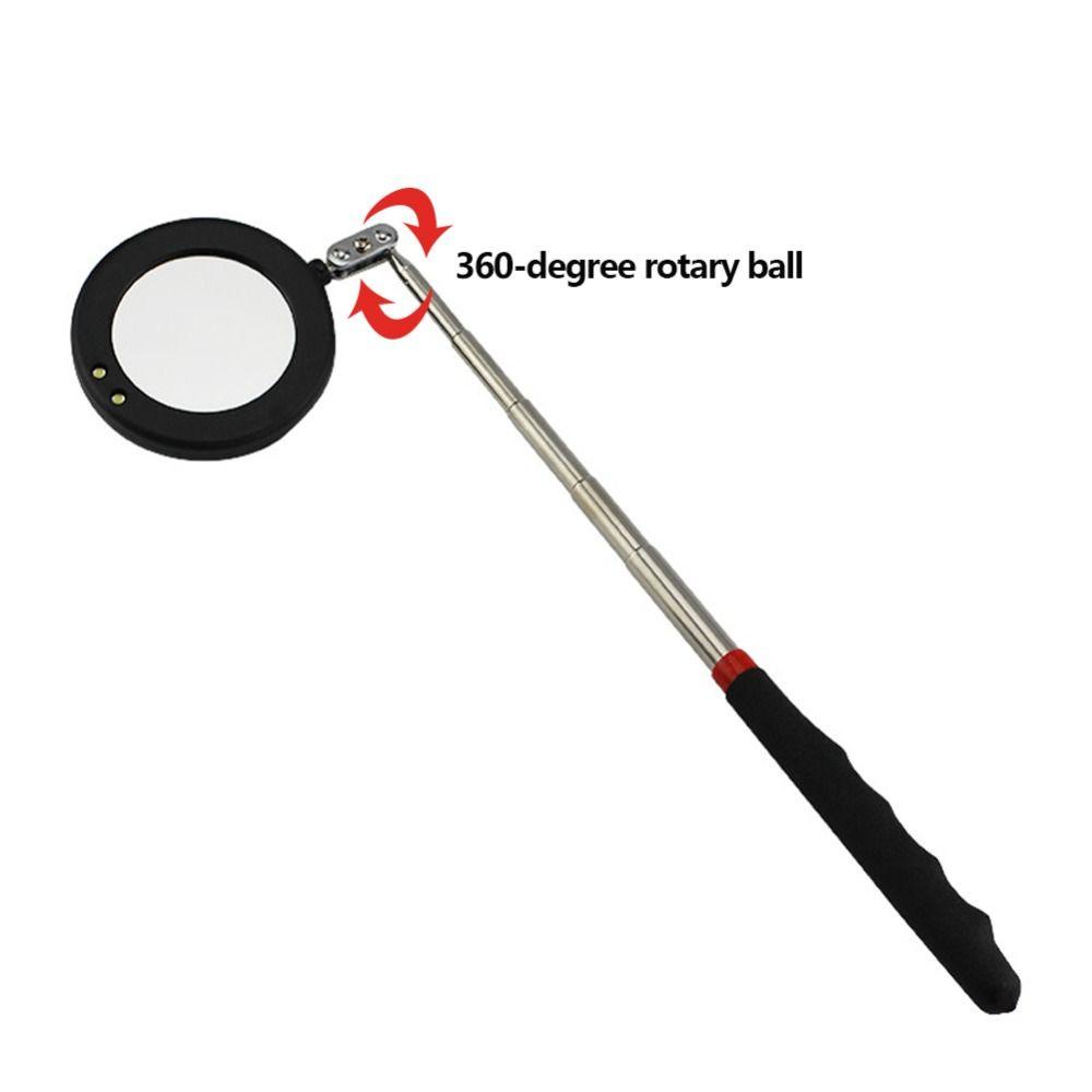 Lanfy Inspection Mirror Reflector Adjustable Auto Repair Tool Alat Inspeksi Mobil Putaran Rotatable Mirror Detection Tool Deteksi Len