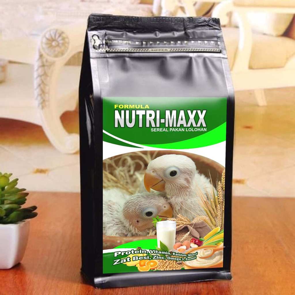 FORMULA NUTRIMAXX BUBUR LOLOH LOLOHAN BURUNG LOVEBIRD PARKIT KENARI