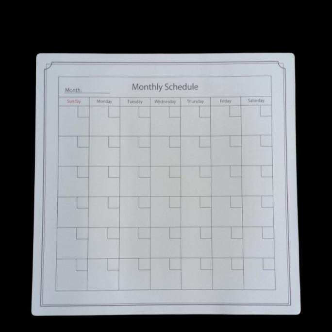 

Monthly Planner Schedule Magnetic Board Sheet Magnet Jadwal Bulanan