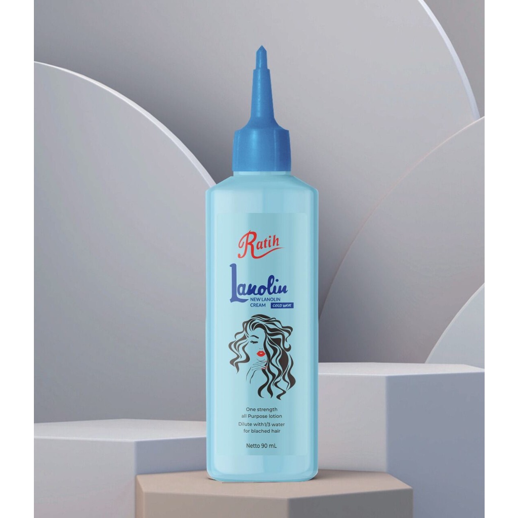 Holly Ratih Lanolin Cold Wave Obat Keriting Rambut 90ml