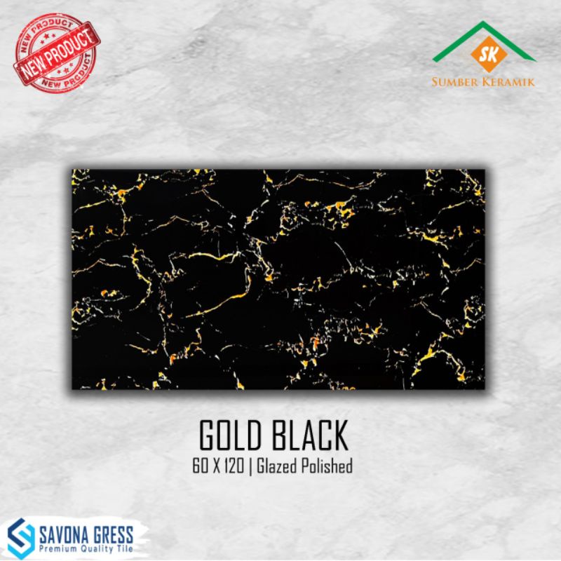 Granite lantai 60x120 Gold Black / Savona gress / kw-1 l
