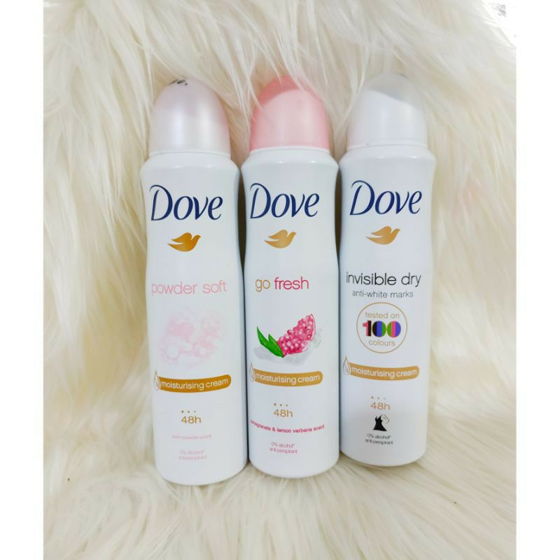 Jual DOVE DEODORANT SPRAY 150 ML (Ready 4 variant) | Shopee Indonesia
