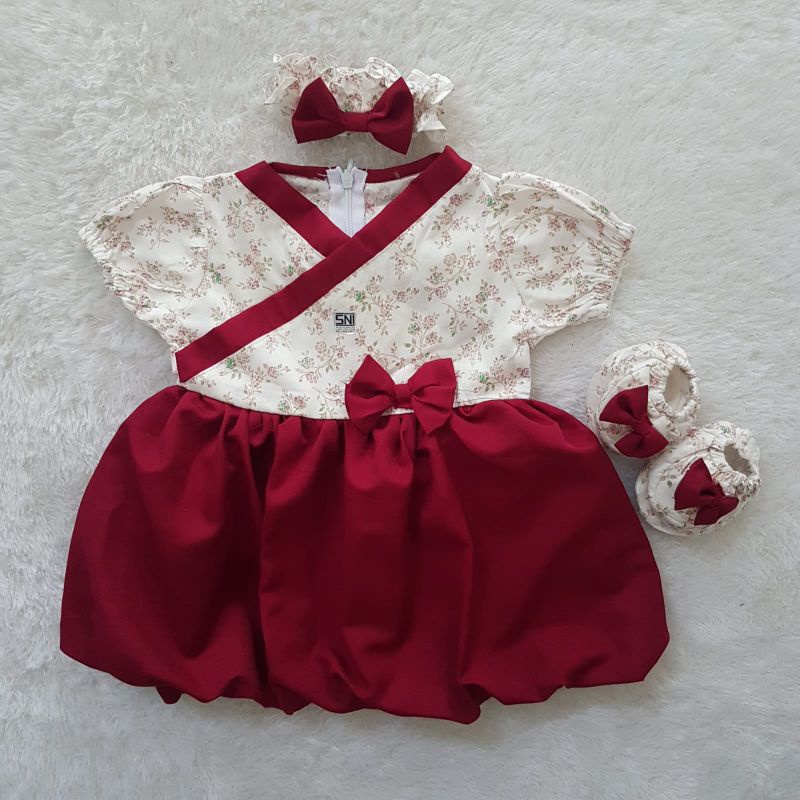 Baju Bayi Blossom 2in1 dress