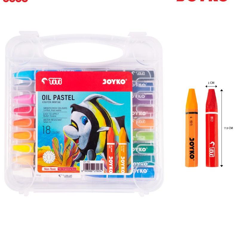 

Terbaik Crayon TITI Joyko 18 warna 18w Krayon Mewarnai Anak Sekolah Kado