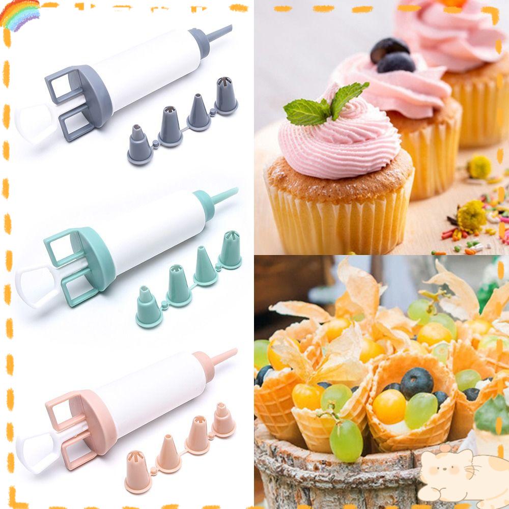 Solighter Alat Piping Kue Food Preparation Detachable Pastry Kue Krim Dekorasi Reusable