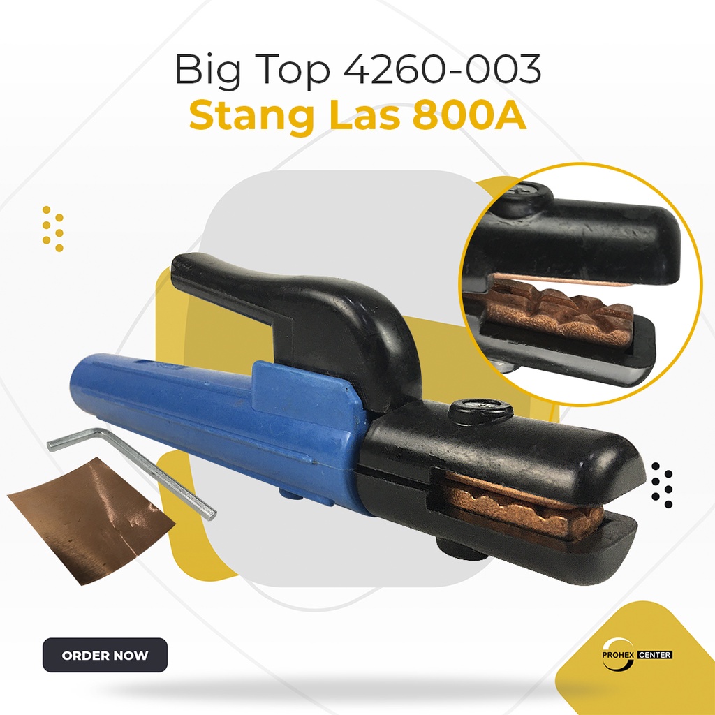 TANG LAS 800A GAGANG LAS 800 AMPER ELECTRODE HOLDER PEGANGAN STANG LAS 800 A